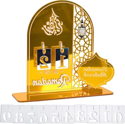30 Dagen Ramadan Aftelkalender, Eid Mubarak Decoratie, Versieringen voor Thuis en Feestjes, Perfect Cadeau voor Kinderen