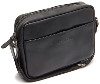 Chesterfield Westmere Waxed Pull Up Schoudertas - Zwart