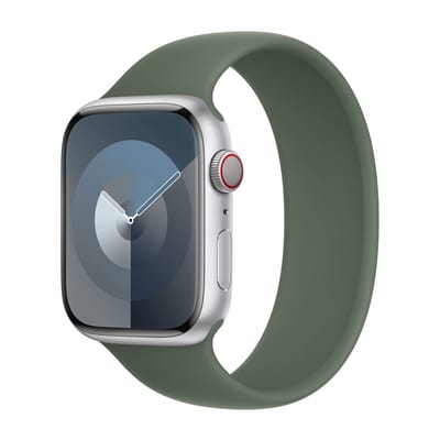 Apple Siliconen solobandje voor de Apple Watch | 38/40/41/42 mm - Maat 1 - Cypress