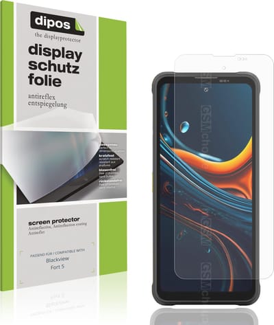dipos – 4x Matte Beschermfolie geschikt voor Blackview Fort 5 | Krasbestendige & antireflecterende Screenprotector Ultra-Thin