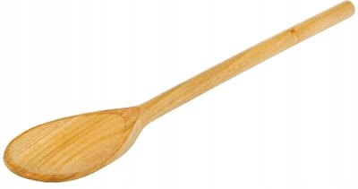 Houten lepel 30cm kersenhout, keukenlepel voor koken