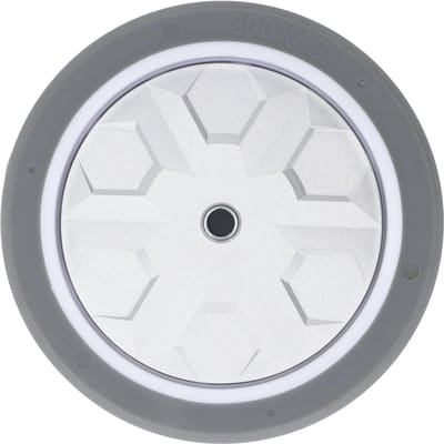 Handwagenwiel 8 Inch 300kg Draagvermogen Stil TPR Massief Rubber Vervangend Zwenkwiel