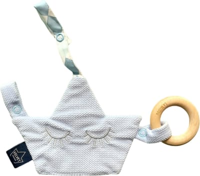 La Millou - Velvet - Knisperdoekje - Bijtring - Blauw