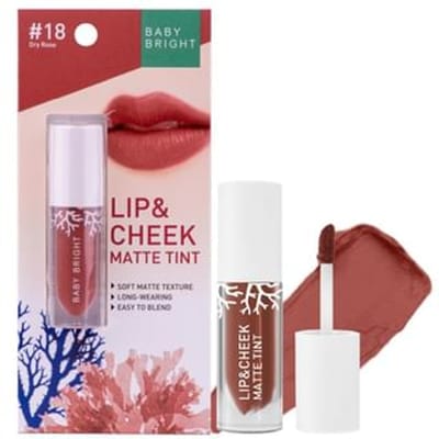 Baby Bright - Lip & Cheek Matte Tint 18 Dry Rose