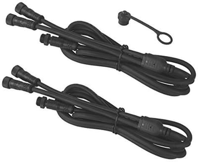 Verlengkabel voor tuinverlichting - 2 m, IP68 waterdicht, Y-model aansluitkabel - uitbreidbare buitenverlichting
