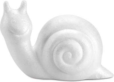 Hobby/knutsel Piepschuim slak - vormen/figuren dieren - 10.5 cm