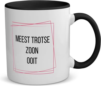 Akyol - meest trotse zoon ooit koffiemok - theemok - zwart - Zoon - trotse zoon - verjaardagscadeau - verjaardag - cadeau - cadeautje voor zoon - zoon artikelen - kado - geschenk - gift - 350 ML inhoud