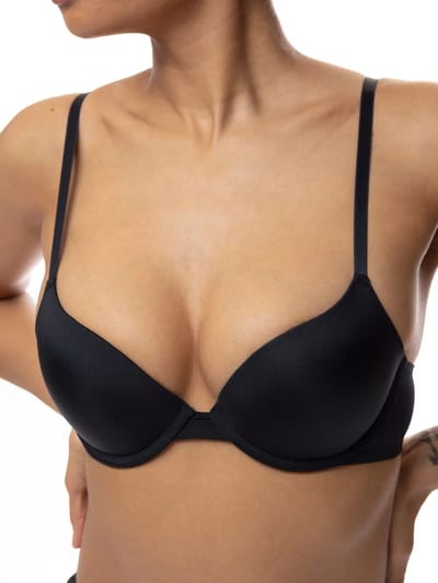 Dorina Push Up maximizer bh - Michelle - Met beugel en met vulling - Voorgevormd - 75B - Zwart