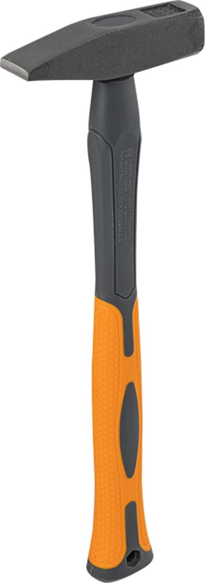 Bradas Machinistenhamer – 100 g Kop – 27 cm – Fiberglas Handvat – Antislip Greep