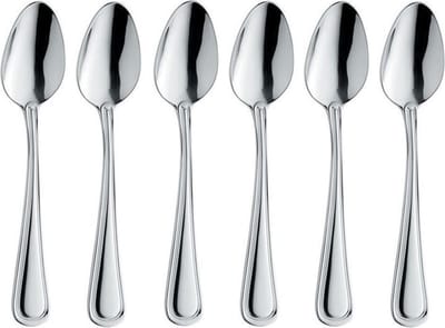 Amefa Hoogwaardig RVS Koffielepels - 6 Delig