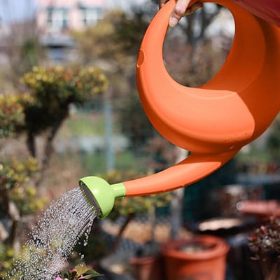 Gieter - Waterkruik - Planten Water Geven - Lange Nauwe Tuit - 4 Liter - Oranje