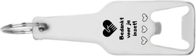Akyol - bedankt voor je inzet flesopener - Bedankt - bedankt voor alles - cadeau - bedankje - gift - 105 x 25mm