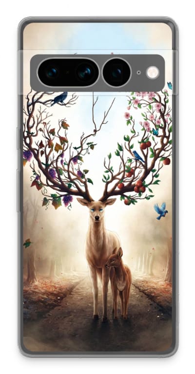 Case Company® - Hoesje geschikt voor Google Pixel 7 Pro hoesje - Seasons Change - Soft Cover Telefoonhoesje - Bescherming aan alle Kanten en Schermrand