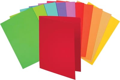 Exacompta 10x ROCK''S 80 Pak van 30 inlegmappen - 22x31cm voor A12 - Geassorteerd - 807001E