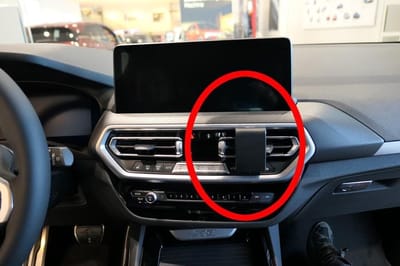Brodit ProClip houder geschikt voor BMW X3 2022 - / X4 2022 - /iX3 2023 - Center mount