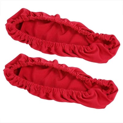Comfortabele en Elastische Armleuninghoezen voor Kantoorstolen - Verstelbare en Afneembare Bescherming (Rood)