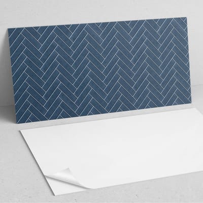 Coloray Wandpanelen Zelfklevend - Visgraatpatroon PVC Wandpaneel - 100 cm x 50 cm - Marine Wandbekleding Zelfklevend - 1 stuk - Texturen Wandpanelen Zelfklevend - Wandpanelen Keuken - Wandpaneel Badkamer