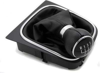 Pookknop Geschikt voor Volkswagen Golf 5 of Golf 6 Scirocco en EOS Pook met pookhoes (6 versnellingen) VW pook compleet