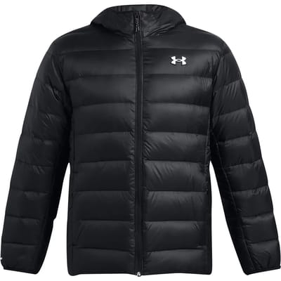 Under Armour Legend Down Hooded Jas Zwart K001