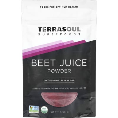 Terrasoul Superfoods, Poudre de Jus de Betterave, 4 oz (113g)