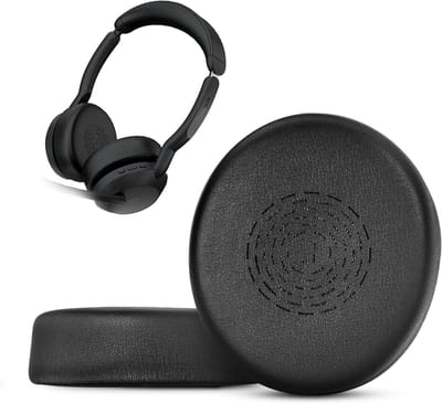 Vervangende oorkussens voor Jabra Evolve2 55 - Comfortabele en duurzame ear pads voor hoofdtelefoons (Zwart)