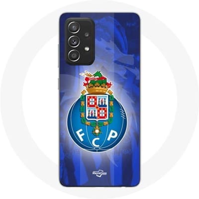 Coque - maniacase - Samsung Galaxy A52 - Souple - Protection - Porto fond bleu Portugal noir