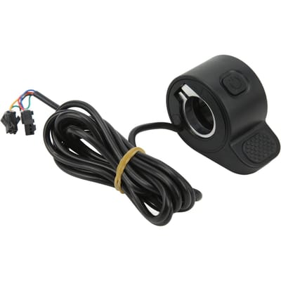 Accélérateur au pouce Général C024 Installation Facile ABS Stable Accélérateur Électrique au Doigt pour Scooters Accessoires de Modification black