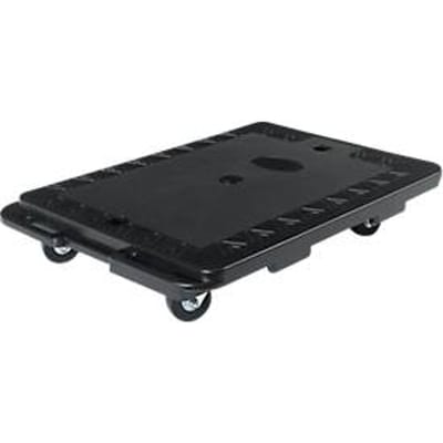 Schäfer Shop Select transportrol, B 600 × D 405 × H 135 mm, koppelbaar, tot 200 kg, draaggreep, zwenkwielen, kunststof