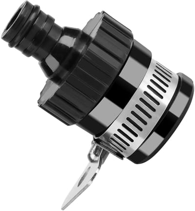 Cosensi- Kraanconnector Roestvrij Staal - Tuinslangadapter - Slangfitting - Eenvoudige Installatie - Lekvrije Verbinding - Duurzaam Gebruik - Slangadapter
