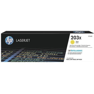 HP CF542X nr. 203X toner cartridge geel hoge capaciteit (origineel)