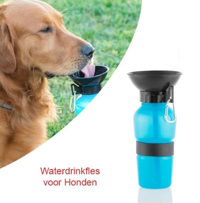 Waterdrinkfles voor Honden – Ideaal en makkelijk in gebruik