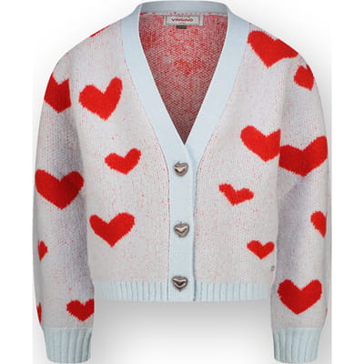 Vingino Girls Manon Cardigan Ice Light Blue Taglia: 6 | Maglioni Outlet | kids | Blu