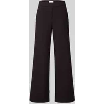 Regular fit wijdte broek van viscosemix model 'NALEY'