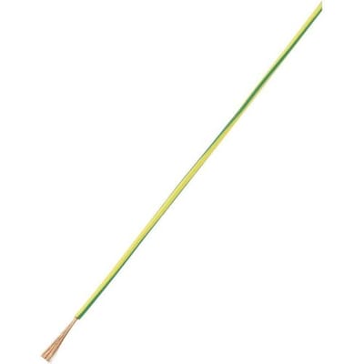 TRU COMPONENTS 1564477 Draad LiY 1 x 1 mm² Groen, Geel 10 m