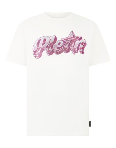 Round Neck T-Shirt Gummy Plein Stones