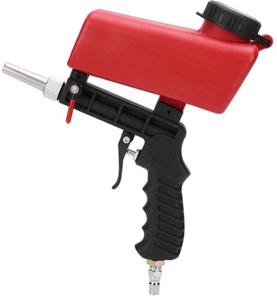 Dailygoods- Pneumatische Zandstraalmachine - Handheld - 20 Pond - Grote Capaciteit - Veiligheidsplaat - Voor Automobiel Onderhoud