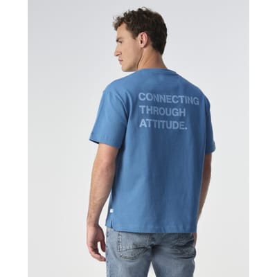 JC Rags Roose T-shirt Blue Taille: XL | T-Shirts Outlet | Homme | Bleu