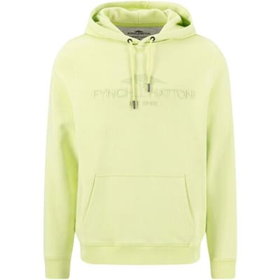 Fynch-Hatton Trui Sweat Tone-on-Tone Logo Hoodie Pear / male