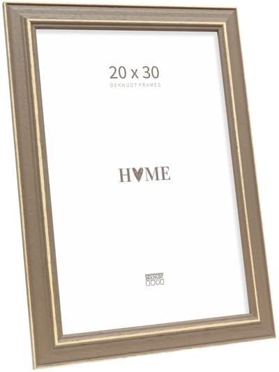 Deknudt Frames fotolijst S221F3 - bruin met naturel accent - 20x30 cm