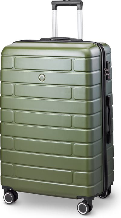 Arogado by Jump - Reiskoffer - 76 cm - 4 Wielen - TSA-Cijferslot - Expandable - Kaki