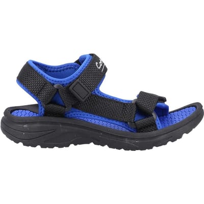 Cotswold Kinderen/Kinderen Bodiam Gerecycleerde Sandalen (Zwart/Navy)