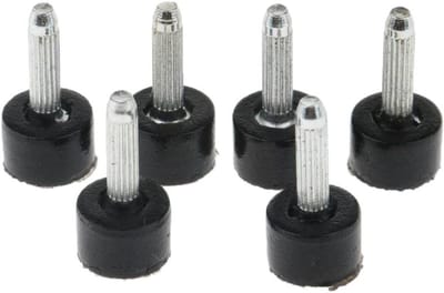 Hoge Hak Tips - Reparatie Pads - Schoenen Repareren - Antislip Slijtvast - 3 Paar 14mm - Zwart