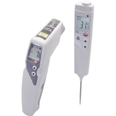 testo 831 Set Infrarood-thermometer Optiek 30:1 -30 - +210 °C Contactmeting