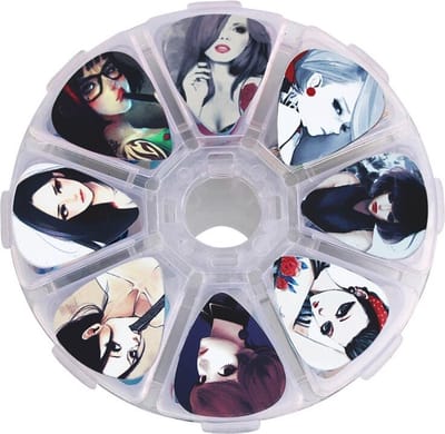 50 Stuks Plectrums – Meisjes – Diktes .46mm, .71mm, 1.0mm – Plectrum voor alle soorten Gitaren
