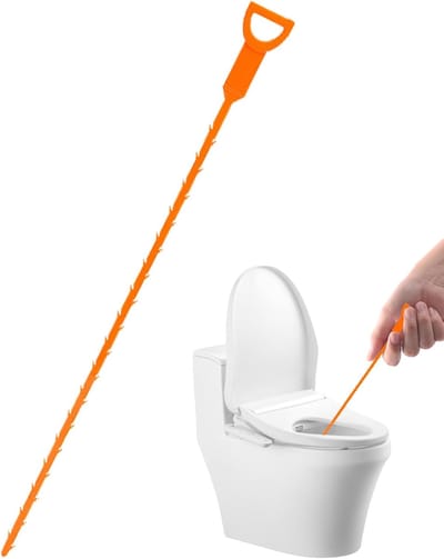 Afvoerontstopper - Ontstoppingshulpmiddel - Verstopping Verwijderen - Flexibel En Duurzaam - 505 cm Lang - Oranje