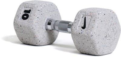 Nike Dumbbell Grind Paar 5kg – Duurzame & Schokabsorberende Halters voor Krachttraining | Ergonomisch Handvat | Gerecycled Nike Grind-rubber