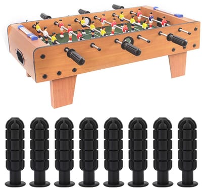 Dailygoods- Tafelvoetbal Handgrepen 8 Stuks - Vervangende Grip - Kunststof - Antislip - Geschikt voor 12,7 mm Pijp - Eenvoudig te Installeren - Voetbalhandgreep