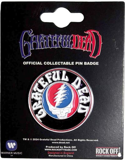 Grateful Dead - Steal Your Face Logo Pin - Multicolours