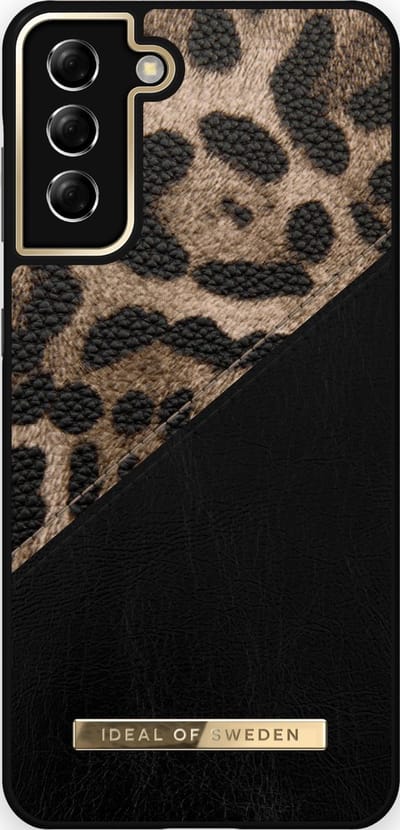 ideal of sweden fashion case atelier geschikt voor samsung galaxy s21+ midnight leopard