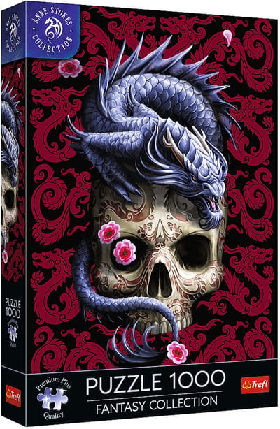 Trefl puzzel 1000 stukjes - Fantasy Collection Oriental Dragon Anne Stokes.